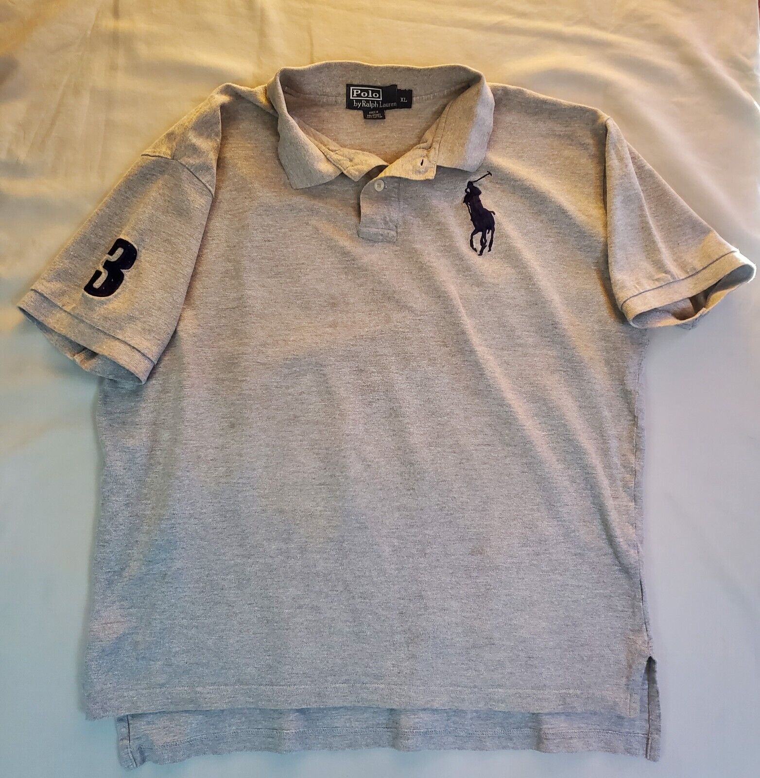 Polo Ralph Lauren Women\'s Shirt Classic Fit Big Pony XL #3 Gray