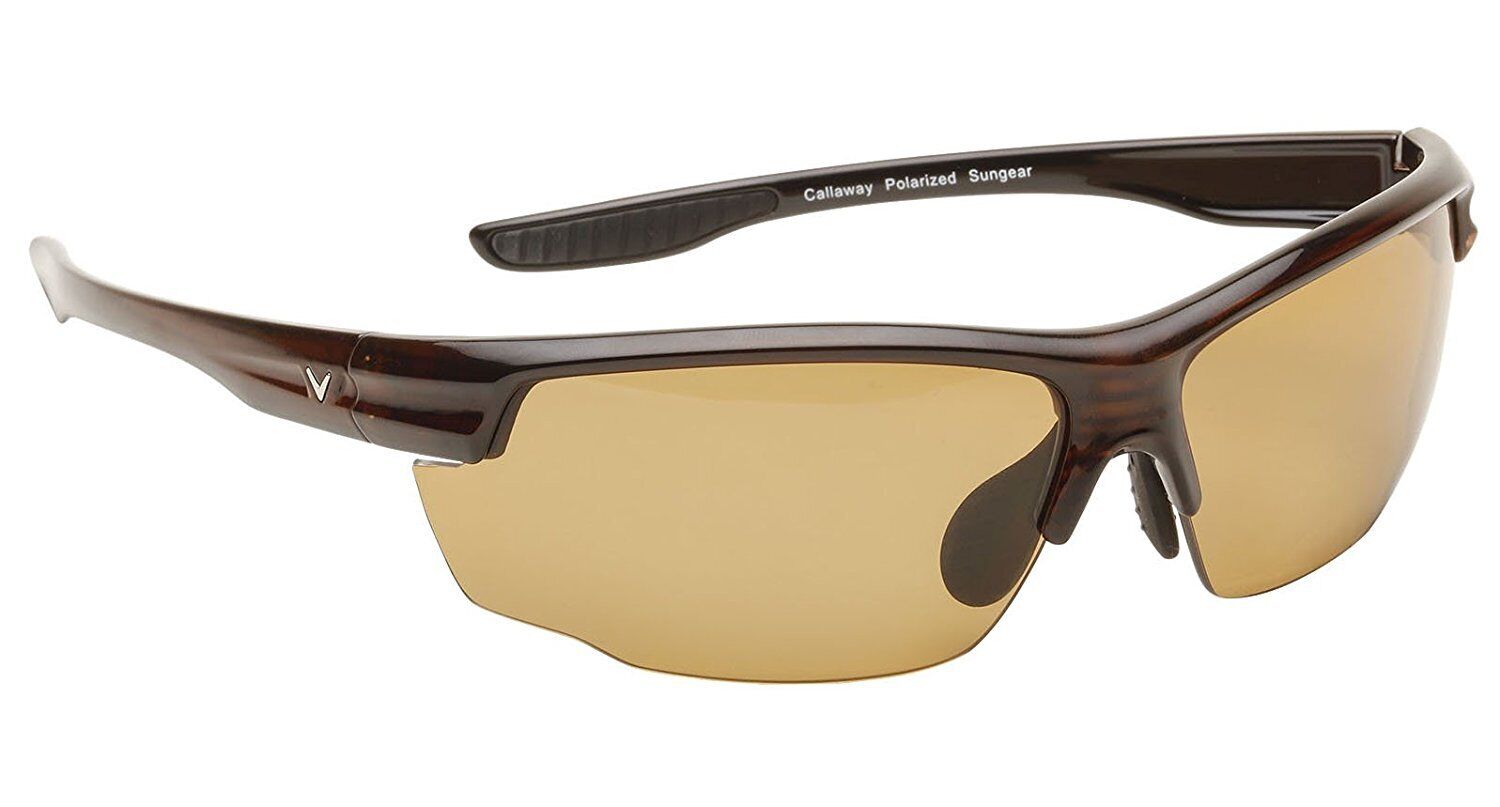 NEW Golf Callaway C80029 Tortoise Plastic Frame with Brown Lens Kite Sunglasses