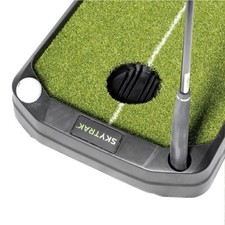 Skytrak 9' Putting Green Turf Mat With Automatic Ball Return Indoor Golf Practic picture