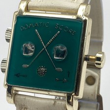 Vtg Domatic Golf Stroke Counter For Parts Repair Swiss Made 27mm Score Keeper picture