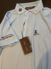 Scotty Cameron Kjus Performance Polo Surfer Logo Gallery Exclusive New 46 Size S picture