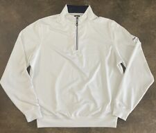 FootJoy 1/4 Zip Pullover Golf Shirt Men’s Medium Performance Long Sleeve Stretch picture