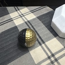 Vinatge Black And Gold Ping Golf Ball picture