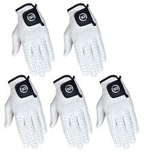 SG Pack of 5 Men White Golf Gloves Cadet and Regular sizes 100% Cabretta Leather picture