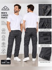 Men's Tactical Pants - Charcoal picture