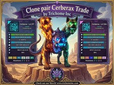 Ark Ascended Pve Pc/xbox/ps5 Cerberax Clone Pair Lvls M217 F224. picture