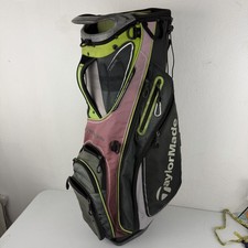 Taylormade Golf Purelite Lightweight Stand Bag Faded Red/Black/Green w/Cover picture