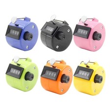 4 Digit Number Dual Clicker Golf Hand Tally Counter Handy Convenient New picture