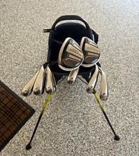 Adams Golf Super S RH Iron Set 8pc Hybrid-PW Reg Graphite Silver picture