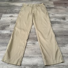 NIKE GOLF Pants Mens 32x32 Tan Dri-Fit Flat Front Stretch Lightweight picture