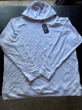 Nwt Men's Harlestons Surfside Hoodie, Size: Xl, Color: White (m7.14) picture