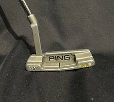 Ping IWI Anser Putter RH Silver Black Dot Steel Shaft Yellow 35” 12g Weights picture