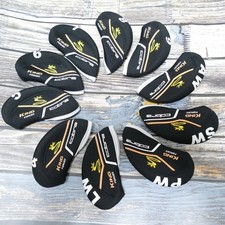 New Cobra KING FORGED Golf Iron Cover Black color 10 Piece One Set picture