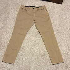 Nick Danger Dark Khaki Straight-leg Pants Size: 32/30 A22 picture