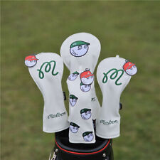 Malbon Golf Club Headcovers Driver Fairway Woods Cover  Head Covers Set- picture