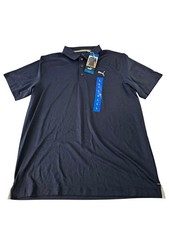 Puma Mens Dry Cell Short Sleeve Polo Golf Shirt - BLUE - LARGE picture
