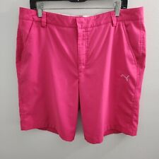 Puma Dry Cell Athletic Lightweight Golf Shorts Neon Pink Men’s 36 picture