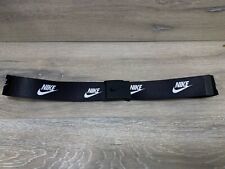 Nike Futura Swoosh Web Belt 11303 Black Golf Belt One Size picture
