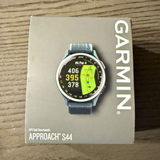 Garmin Approach S44 Gps Golf Smartwatch, Blue, Color Display picture