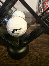 Vice Never outgunned Special Edition  Golf Ball in Display Case Stand, "23" picture