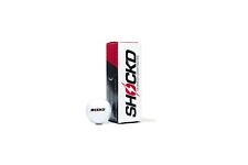 New SHOCK'D Golf Balls 3-Ball Sleeve White picture