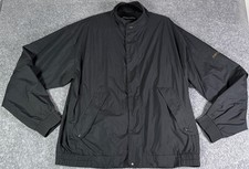 Dryjoys By Footjoy Mens Size Xl Full Zip Golf Jacket Black Convertible Sleeves picture