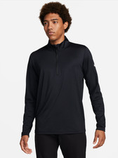Nike Golf Victory Men's Dri-fit 1/2 Zip Top Style Fd5837 010 Black New W/ Tags picture