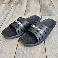 SQAIRZ Black Golf SLIDEZ Shoes Comfort Foam Sandals Slides Mens 11 picture