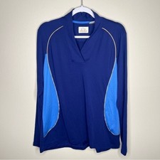 Ep Pro Tour Tech Soft V-neck Long Sleeve Pullover Golf Shirt picture
