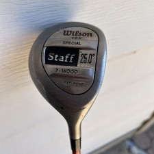 Wilson Staff Special 7W 25* Firestick Graphite Stiff EUC picture