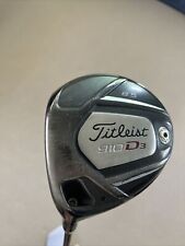 Left Handed Titleist 910 D3 Left Handed Driver   Used   R&B Grip, Glf Pride picture