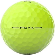 Titleist Pro V1x Yellow Used Golf Balls In Mint Quality, 2023 Year Model, Aaaaa picture