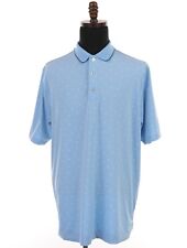 FootJoy Golf Polo Shirt Men's Large Blue  Arrowhead GC Push Play Print Lisle picture