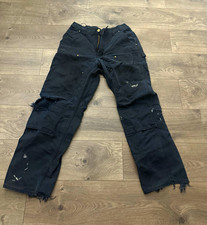 Carhartt Men’s Black Straight Leg Jeans Regular Fit Size 32 Pre-owned Fair picture