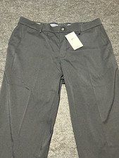 Nike Dri-fit Men's Black Golf Pants Size 38 Stretch Straight Cu9429-010 picture