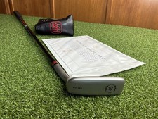 Miura Km-008 Right-hand Blade Putter Silver/black W/ Headcover & Coa picture