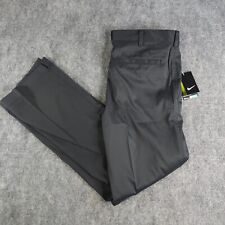 Nike Golf Pants 32x32 Standard Fit Dry Fit Gray Solid Performance Stretch 472532 picture