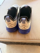 ECCO Men's 8.5 GORE-TEX Surround BOA Waterproof Golf Shoes White/Blue. picture