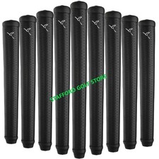 The Grip Master Roo Leather Golf Grips Xl Jumbo Black Bundle Set New picture