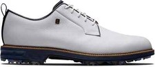 Footjoy Dryjoys Premiere Series Field Golf Shoes - White/navy 54396 Blems picture