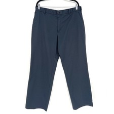 Nike Golf Dri-fit Pinstripe Pants Mens 36x32 Navy Blue Stretch Performance Euc picture