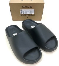 New In Box Adidas Yeezy Slides Dark Onyx Id5103 Men's Size 11 picture
