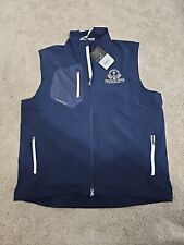 Zero Restriction Z700 Mens Full Zip Golf Vest Navy XL Princess Anne Country Club picture