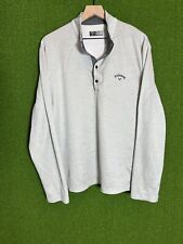 Callaway 1/4 snap pullover Golf attire Size XL Gray picture