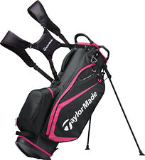 TaylorMade Select Plus Stand Bag Black/Pink Golf Carry Bag New picture