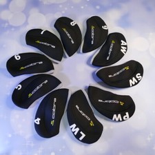 Cobra Golf Iron Cover Black color 10 Piece One Set picture