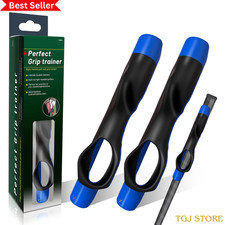 2 Golf Grip Trainer - Non-slip Durable Material, Portable Aid For Fixing Slices picture