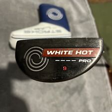 ODYSSEY WHITE HOT PRO #9 PUTTER 34.5” SUPER STROKE GRIP w HEADCOVER picture