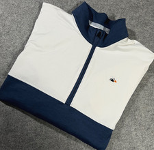 Puma + Bandon Dunes Oregon Golf Links Sz Xl 1/4 Zip Cloudspun Warm-up Pullover picture