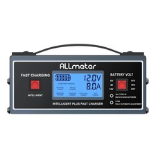 8 Volt Battery Charger - Smart Fully Automatic 0-14A Maintainer for 8V Golf Cart picture